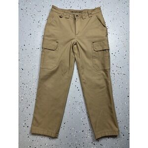 Duluth Trading Pants Mens 34x32 Flex Fire Hose Cargo Work Relaxed Fit (C2)